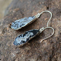 boucles d'oreilles femme en pierres naturelles d'agate
