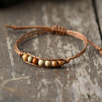 bracelet femme en pierre naturelle de jaspe paysage