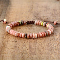 bracelet femme en pierres naturelles de jaspe