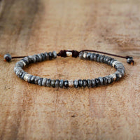 bracelet homme ou femme en pierre naturelle de jaspe