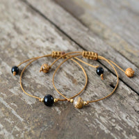 bracelets femme en pierres naturelles d'agate et de jaspe