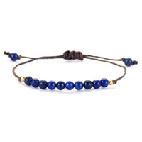 bracelet femme en pierres naturelles de lapis-lazuli