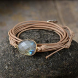 bracelet femme en pierre gemme de labradorite
