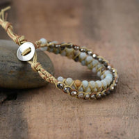 bracelet femme en pierres naturelles d'amazonite