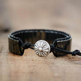 bracelet homme en pierre naturelle d'hématite